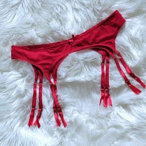Red Garter Belt - Plus Size